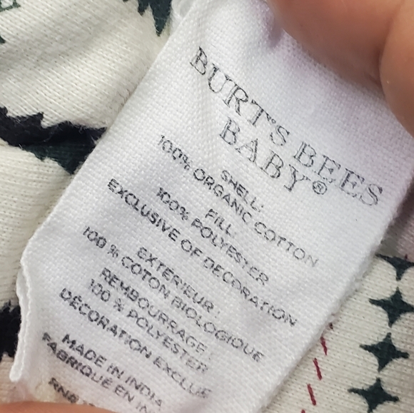 Burt's Bees Baby Reversable Holiday Sweater - Picture 8 of 9